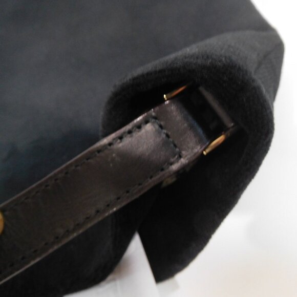 FRANCES VALENTINE ~ BLACK VELOUR POOCH BAG ~ velvet - Picture 16 of 16